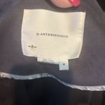 Anthropologie Jacket Gray Faux Suede Cropped Moto Biker size Medium Photo 5