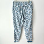 Nike  Sportswear Club Fleece Holiday Sweatpants Blue White Snowflakes Jogger Photo 6