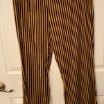Wearever Palazzo Mustard & Black Striped Pants by size 3X NWOT Photo 1