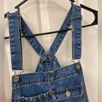 Boom Boom Jeans Women’s Blue Denim Overalls size large Photo 5