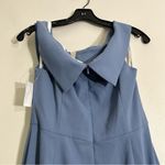 NWT Dessy Collection Notched Off the Shoulder Crepe Floor Length Gown Lark 8 Photo 7