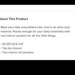 Victoria's Secret PINK COZY FLEECE TOTE LIGHT BLUE Sherpa Plush Fuzzy Photo 4