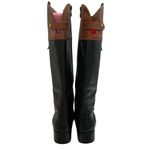 Franco Sarto Clove2 Two Tone Leather Riding Boots, Sz 6.5 Photo 8