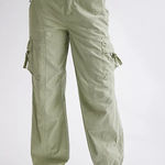 Anthropologie  Tactical Utility Cargo Pants Green Size 32 Women’s Jogger Photo 0