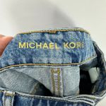 Michael Kors Michael‎ Kors Denim Midi Skirt 10 Button Front Pockets Y2K Vintage Modest Boho Photo 4