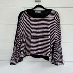 Adidas x Stella McCartney Women’s XS Purple Black Striped Top Photo 0