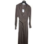 NWT Peserico Flared Midi Dress in Brown Sz. 4 Photo 1