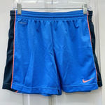 Nike Dri-fit athletic short women's medium blue, navy, peach Photo 0