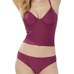 ANDIE NWT Swim Plum Canary Tank Top Caicos Bottom Tankini Set Large Photo 2