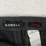 Robell Bella 09 Stretch High Rise Cuffed Pull On Pant Size 6 Gray Photo 4