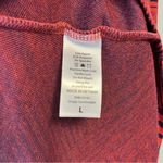 LuLaRoe Dress Blue & Red Jacquard Pattern Carly High Low Dress L EUC Short Slv Photo 3