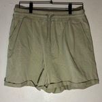 Misguided Olive Green Sweat Shorts Size 16 Photo 0