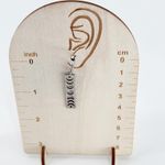 Moon Phase Bar Silver Earrings, Astronomy Gifts, Gift Giving, Celestial Earrings Photo 2