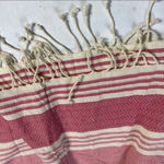 Tribe Alive  Handmade Fringe‎ Striped Poncho Photo 2