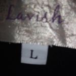 Lavish  L Black Bat Wing Top Photo 3