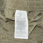 VERO MODA NWT VMLinn Linen Blend Shorts Women’s Small Green Kalamata Drawstring Photo 5