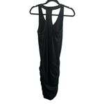 Athleta ✨ Tee Racerback Sz XS Dress Sleeveless Ruched Black✨ Photo 3