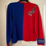 Doncaster  red blue holiday sweater size medium Photo 1