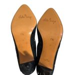 Walter Steiger Navy black Polka dots heel pump sz 7.5 B Handmade In Italy VTG Blue Photo 7