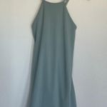 Madewell Flex Fitness Dress In Blue Horizon Muted Blue Grey Size S Photo 2