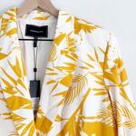 BCBGMAXAZRIA NWT  Mustard Paige Taffeta Blazer Jacket Size S Photo 3