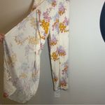 Molly green  Split Thigh Flowy Boho Watercolor Floral Pants Size Small Photo 1