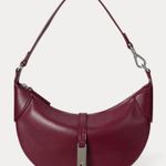Ralph Lauren Polo ID Calfskin Mini Shoulder Bag Pomegranate red convertible Photo 0