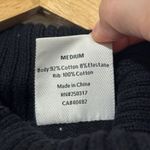 Varley  Britannia Black Sweatshirt Size Medium Pullover Ribbed Sweater Turtleneck Photo 7