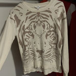 Time & Tru Tiger Print Crewneck Photo 0