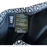 DKNY NWT Womens One Piece Swimsuit Black White Strapless Option Built In Bra XXL Photo 8