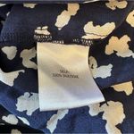 Tanya Taylor Silk Navy Spots Rena Top size 2 3/4 Sleeves Blouse Photo 9