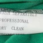 Chic Me  dolman long sleeve button up collared blouse top beautiful green size S Photo 4