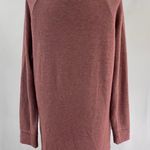 Maronie New  Animal Print Sweater Soft Knit Long Sleeve Top Dusty Rose Photo 11