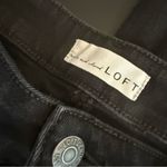 Loft  curvy skinny Black Denim Pants size 32/14 women’s Photo 1