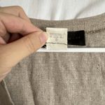 Donna Karan Donna Karen VTG Beige Dress 100% Linen V Neck Made In USA Pockets fit M Photo 8