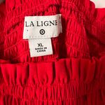 La Ligne x Target Red Smocked Maxi Dress Long Sleeves Women’s Size XL Photo 8