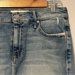 Mother Superior High Waisted Straight A Fray Quite Contrary Skirt Size 28‎ Blue Photo 5