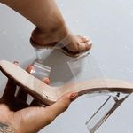 Clear Heels Size 10 Photo 1