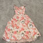 House Of CB  Floral Pink and Cream Dress Photo 0