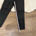 Princess Polly High Rise Distressed Denim Mom Jeans Size 4 Faded Black Photo 6