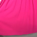 Torrid  Women’s Boho Barbiecore Hot Pink White Floral Print Puff Sleeve Dress Photo 4