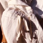 NEW CUT LOOSE White Linen swing coat w/ accent Cuffs L Size L Photo 9