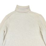 Eileen Fisher  Cream Merino Wool Knit Turtleneck Sweater Womens XL Extra‎ Large Photo 4