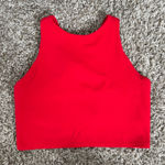 Athleta  red conscious crop tank top small Photo 0