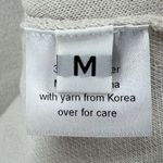 Rachel Comey Knit Top Women M Ivory Wool Blend Contrast Stitch Modern Clean Girl Size M Photo 10