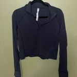 CRZ Yoga  grey cropped half zip size XL Photo 1