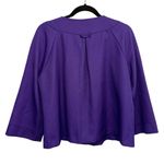 kim rogers Kim  Purple Button Front Blazer Photo 1