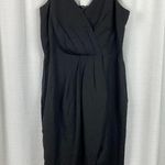 City Chic Black Faux Wrap Tulip Skirt Dress Sz.S/16W NWT Photo 4