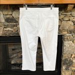 Nine West  White Denim Jeans Chrystie Capri Womens 14 Photo 5
