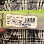 Sam Edelman Women's Size 12 Black White Plaid Long Sleeve Tie Front Midi Dress Photo 6